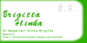 brigitta hlinka business card